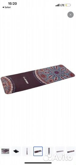 Коврик для йоги Larsen microfiber