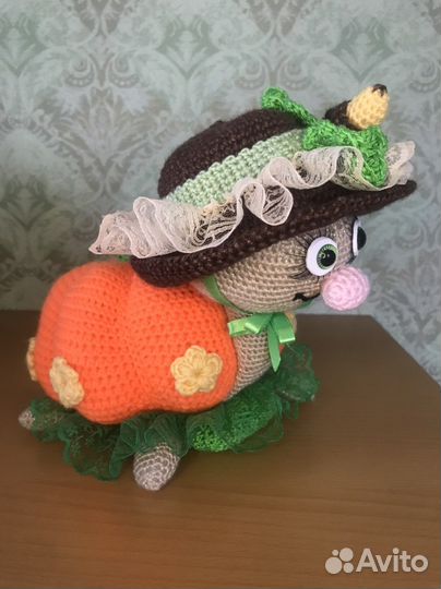 Вязанная черепашка ручная работа
