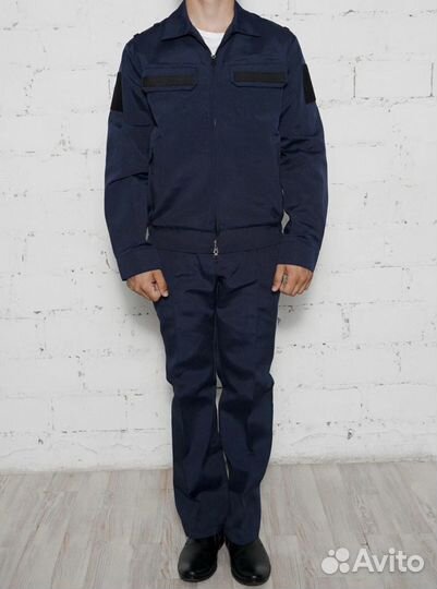 Офисная военная форма синяя