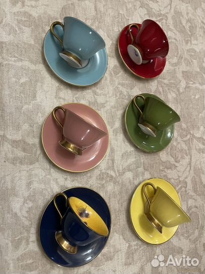 Сервиз кофейный Aynsley, Англия