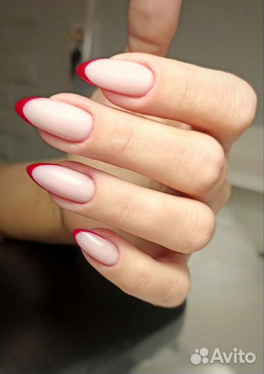 Маникюр наращивание ногтей