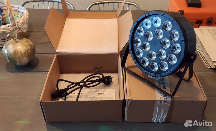 Светомузыка Прожектор LED PAR rgbwa+UV 18x18W