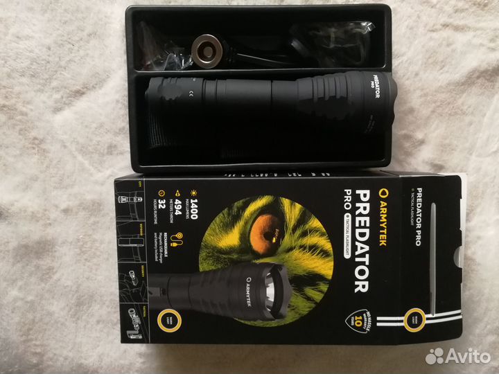 Фонарь Armytek Predator PRO USB Magnet