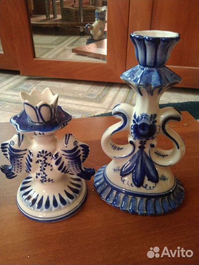 Фарфоровая посуда гжель СССР