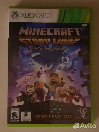 Диск Minecraft Story Mode для Xbox360