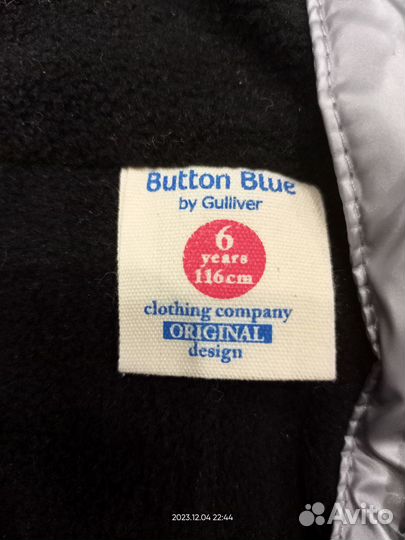 Button Blue Куртка Полукомбинезон комбинезон штаны