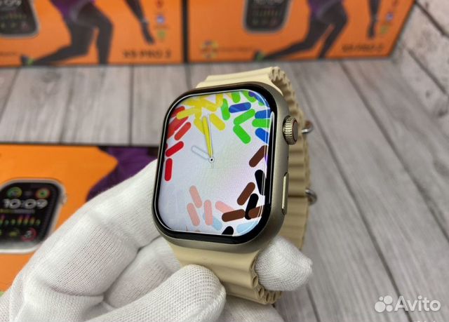 Новые Apple watch 9 с двумя ремешками объявление продам