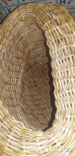 Корзина плетеная -мешочек