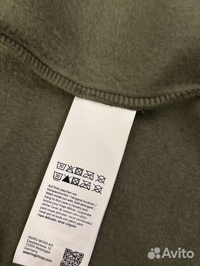 Зип худи Hugo Boss зеленое люкс