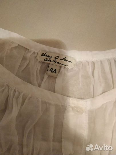 Блузка туника белая