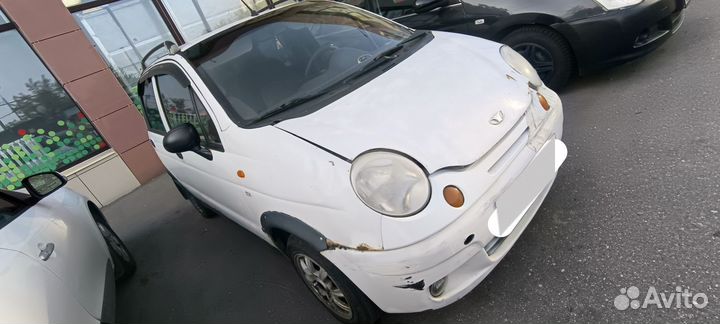 Daewoo Matiz 0.8 МТ, 2010, битый, 150 000 км