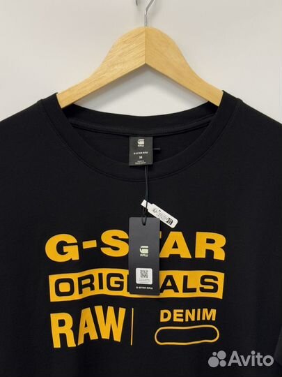 Футболка M G-Star RAW черная оригинал