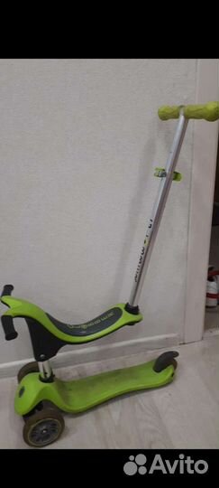Самокат детский трехколесный с сиденьем