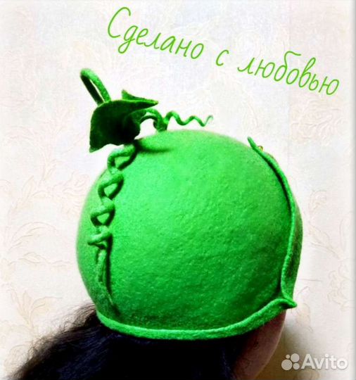 Банная шапка. Авторский войлок