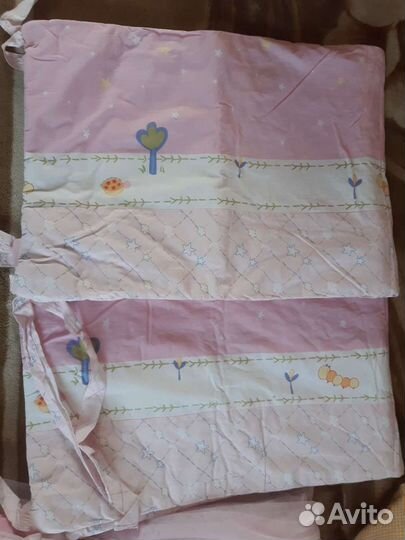 Балдахин и бортики в детскую кроватку