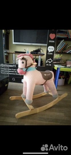 Каталка качалка лошадь