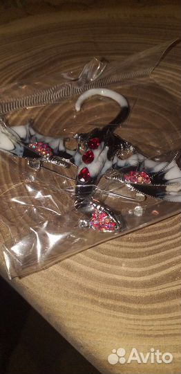 Дракон символ 2024г. Брошь ручной работы