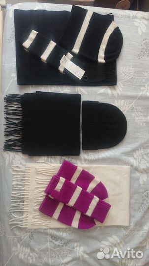 Шапка uniqlo кашемир шарф uniqlo кашемир митенки