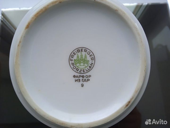 Фарфоровый кофейный сервиз гдр