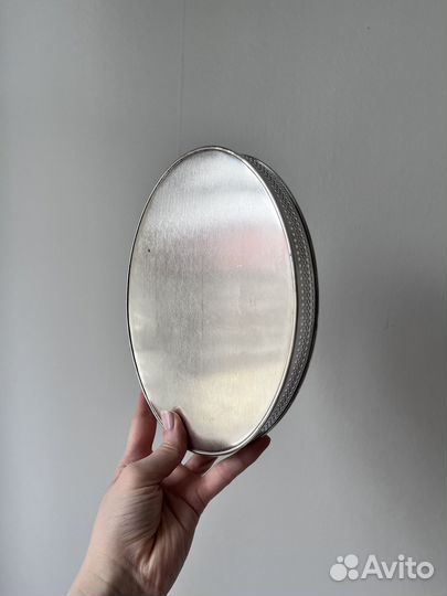 Британский поднос, серебрение, Англия