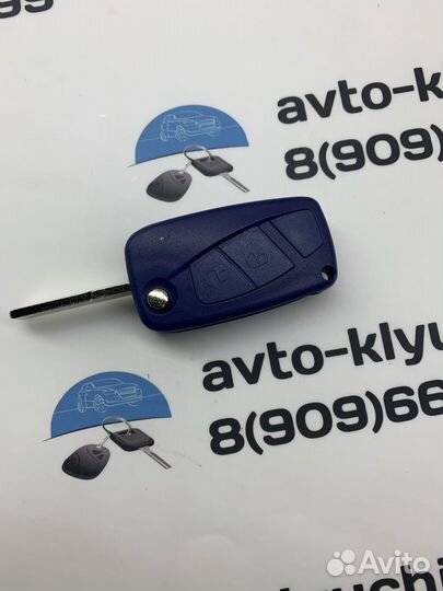 Корпус ключа Фиат Браво (ключ Fiat Bravo)
