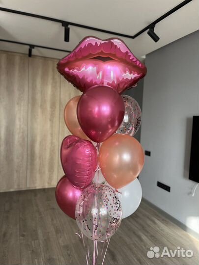 Воздушные гелиевые шары для девушки
