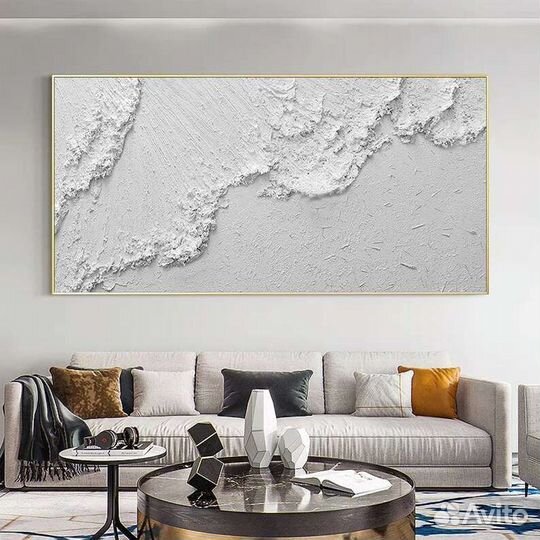 Большая картина маслом 3D Морской пейзаж