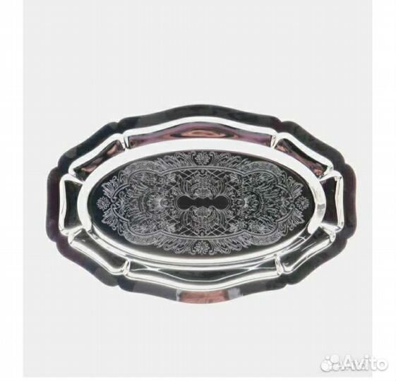 Поднос металлический 40х26х1,5, металл прочный