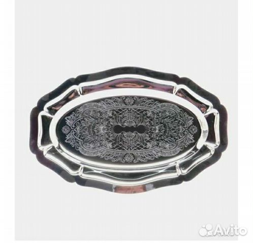 Поднос металлический 40х26х1,5, металл прочный