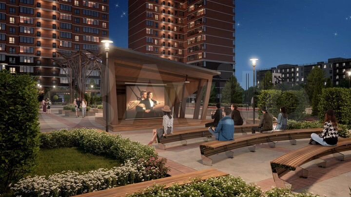 2-к. квартира, 55 м², 11/23 эт.