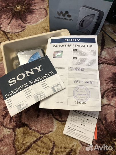 Кассетный плеер sony