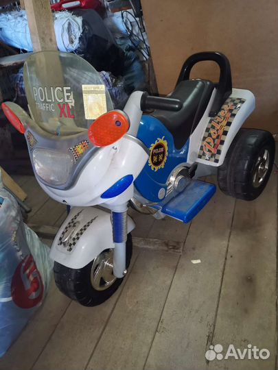 Детский мотоцикл на аккумуляторе бу