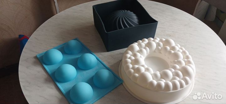 Силиконовые формы для заморозки мусовых тортов