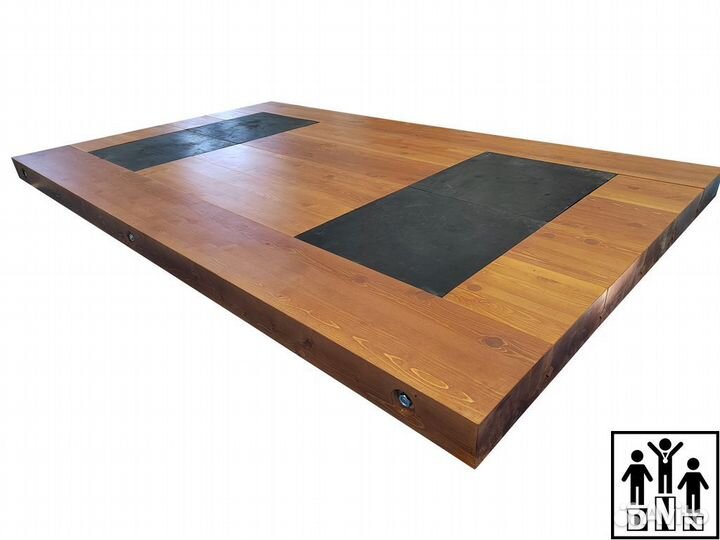 Помост тяжелоатлетический эконом с морением DNN