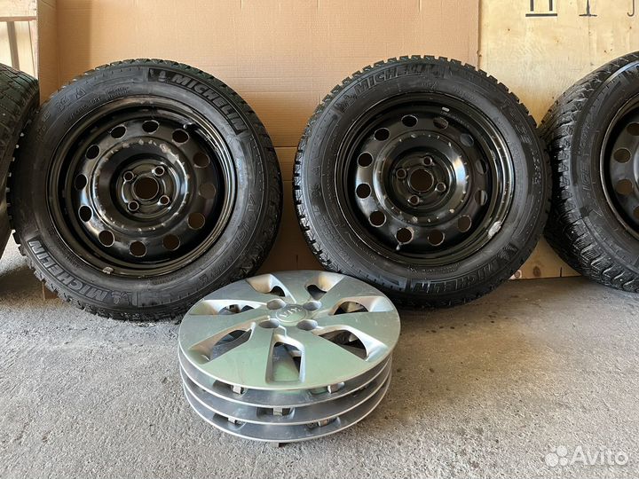 Колеса в сборе r15 зимние Michelin