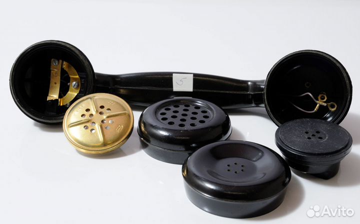 Трубка телефонная старая, карболит Для тан-6. СССР