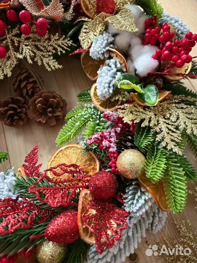 Новогодний рождественский венок
