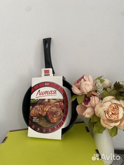 Сковорода новая 24 см литая нмп