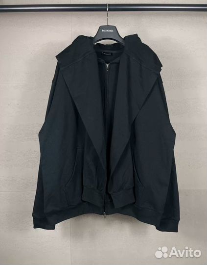 Худи Balenciaga incognito boxy zipper