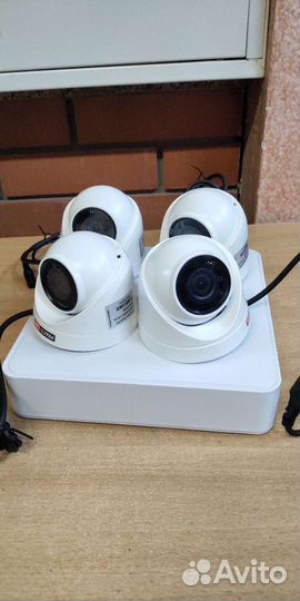Видеонаблюдение 4 камеры