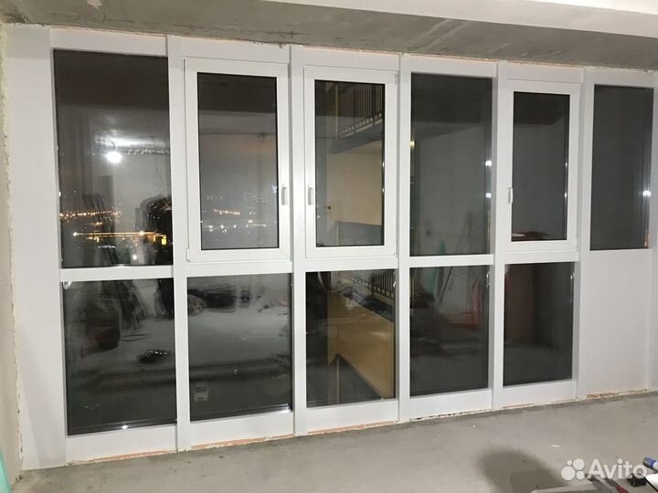 Замена холодного фасадного остекления на теплое