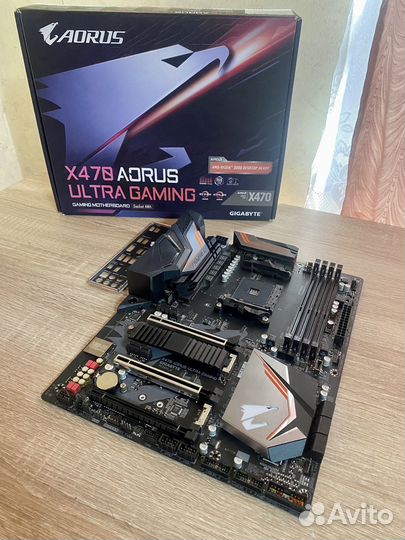 Мат. плата (Am4): Gigabyte X470 Aorus Ultra Gaming