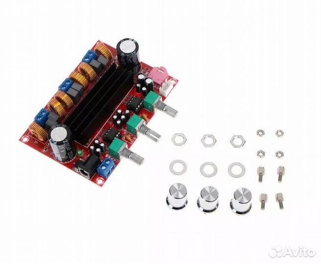 Усилитель звука. 2+1 на Саб. 3 канала. 100 ватт