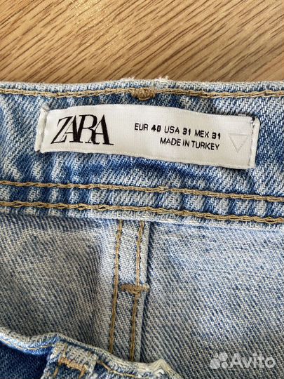 Джинсы zara мужские бананы