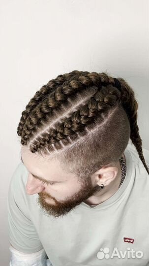 Мужские брейды, афрокосы, де дреды