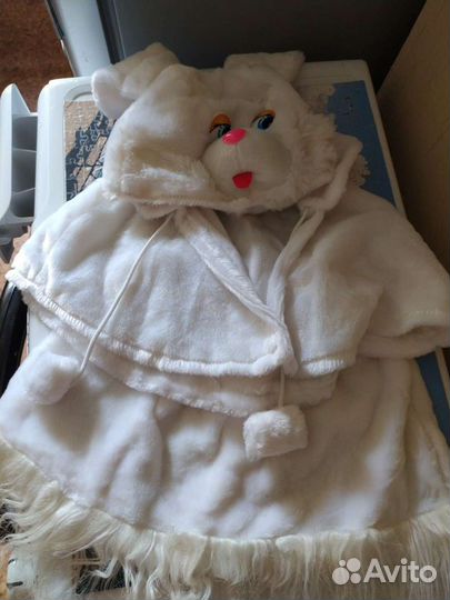Детский новогодний костюм зайчика