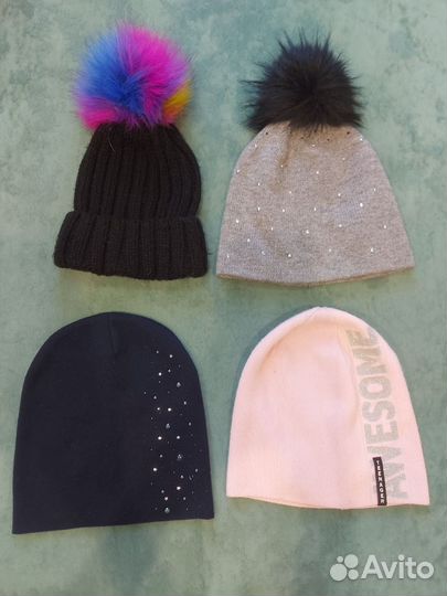 Шапки ,снуд, шарфы,варежки на девочку