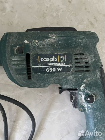Дрель Casals 650W. VT-654-REA V4