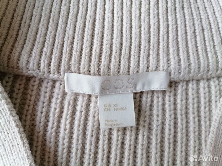Женский кардиган вязаный на пуговицах cos р40 xs