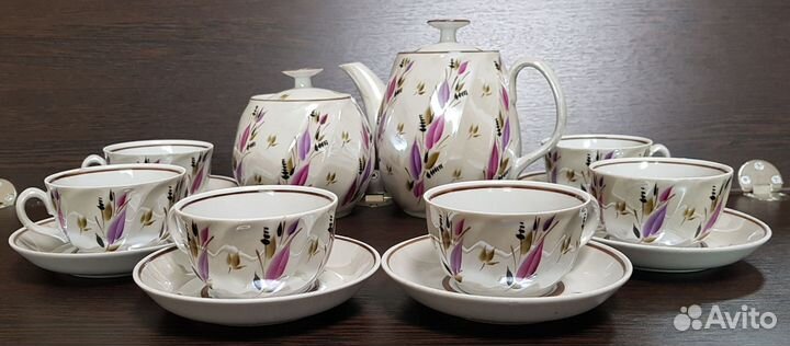 Кофейный сервиз СССР, фарфор